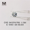 1.13ct E cvd ダイヤモンド vvs ルースホワイト人工ダイヤモンド工場出荷時の価格