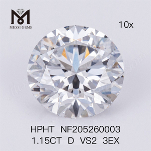 1.15 カラット D VS2 3EX 工場出荷時の価格 ルース ラウンド ブリリアントな最高のラボ作成ダイヤモンド オンライン