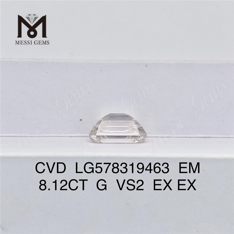 8.12CT G EM VS2 EX EX ラボ グロウン ジェムストーン ルース CVD LG578319463