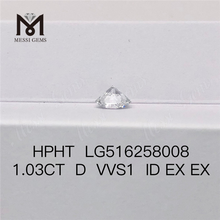 RD D VVS1 1.03Ct ラボ グロウン ダイヤモンド HPHT ルース合成ダイヤモンド