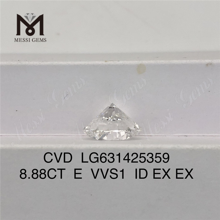 8.88CT E VVS1 ID ラボラトリー グロウン ダイヤモンド CVD LG631425359丨Messigems 