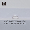 3.90CT G VVS2 EX エメラルド Cvd ストーン LG600338884 