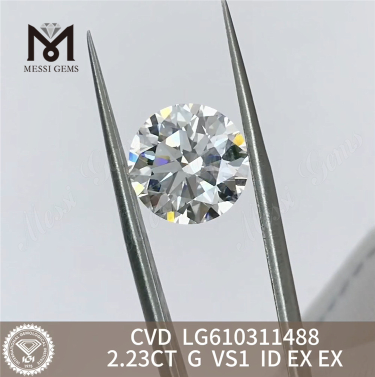 2.23CT G VS1 カスタムメイド ダイヤモンド CVD丨Messigems LG610311488