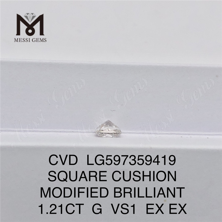 1.21CT G VS1 cu 合成ダイヤモンド カラットあたりの価格 環境への配慮丨Messigems LG597359419 