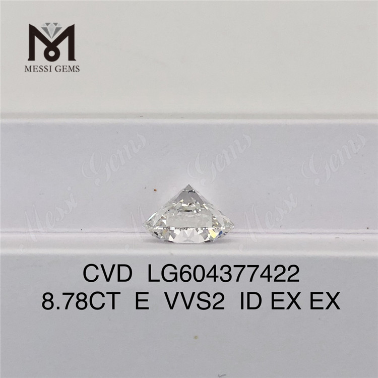 デザイナー向け 8.78CT E VVS2 ID vvs cvd ダイヤモンド LG604377422丨Messigems