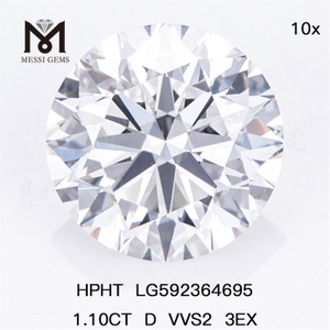 1.10CT D VVS2 3EX hthp ダイヤモンド サプライヤー HPHT LG592364695 