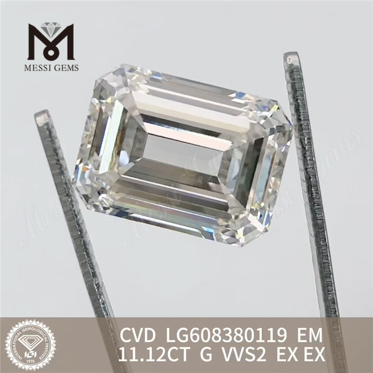 11.12CT EM グロウン ブリリアンス G VVS2 CVD ダイヤモンド LG608380119丨Messigems 